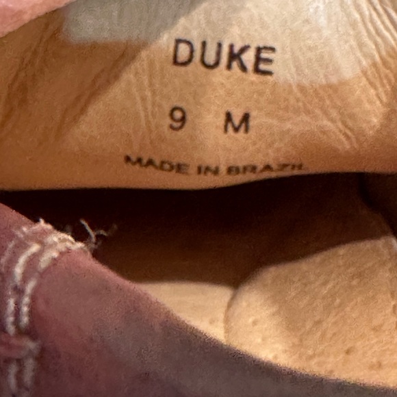 🌟HP🌟Brown Leather Lace Up Duke Cap Toe Shoes by Studio Belvedere 9 M - Picture 5 of 9